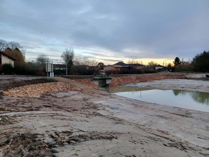 Travaux de revêtement de talus en rochers L'Ain