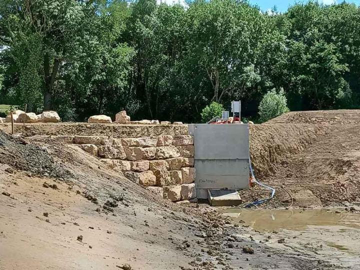 Travaux de protection de rives L'Ain