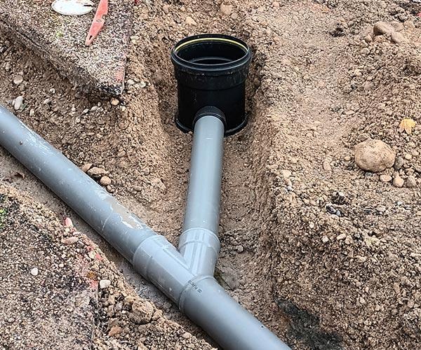 Travaux d'assainissement L'Ain